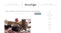 Desktop Screenshot of brewed-coffee.com