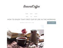 Tablet Screenshot of brewed-coffee.com